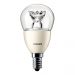 Philips LEDluster E14 P50 8W 827 Clear MASTER | DimTone Dimmable - Replaces 60W