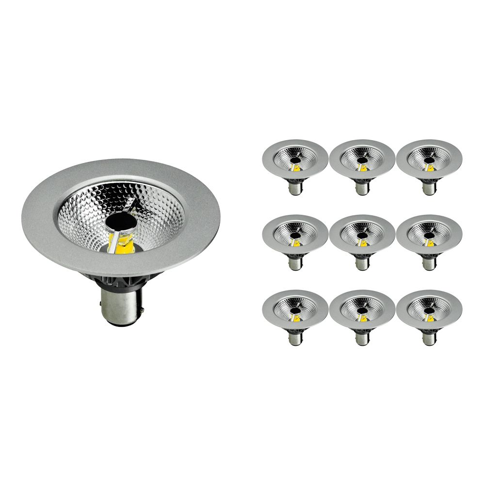 Multipack 10x Noxion Lucent LED Spot AR70 BA15d 7W 927 36D | Highest Colour Rendering - Dimmable 50W Multipack 10x Noxion Lucent LED Spot AR70 BA15d 7W 927 36D | Highest Colour Rendering - Dimmable 50W